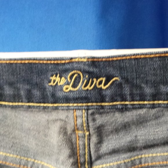 OLD Navy The Diva blue jeans size 12 ladies - Picture 3 of 7